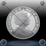 1oz ISLE OF MAN 2016 "ANGEL" UNC